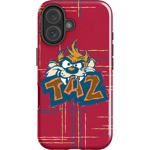 Looney Tunes Tasmanian Devil Bite iPhone 16 Plus Impact Case
