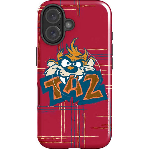 Looney Tunes Tasmanian Devil Bite iPhone 16 Plus Magsafe Impact Case