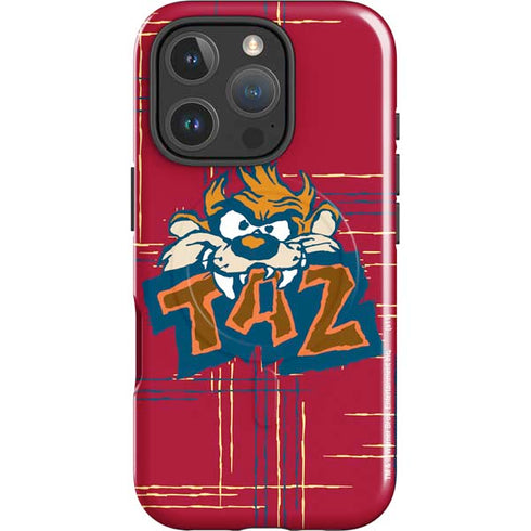 Looney Tunes Tasmanian Devil Bite iPhone 16 Pro Magsafe Impact Case