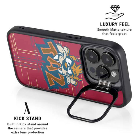 Looney Tunes Tasmanian Devil Bite iPhone 16 Pro Max Kickstand Case