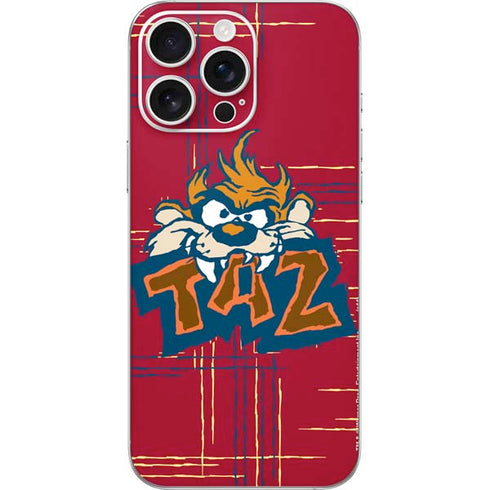 Looney Tunes Tasmanian Devil Bite iPhone 16 Pro Max Skin