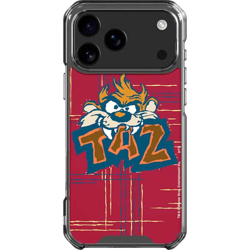Looney Tunes Tasmanian Devil Bite iPhone 18 Pro Max Clear Case