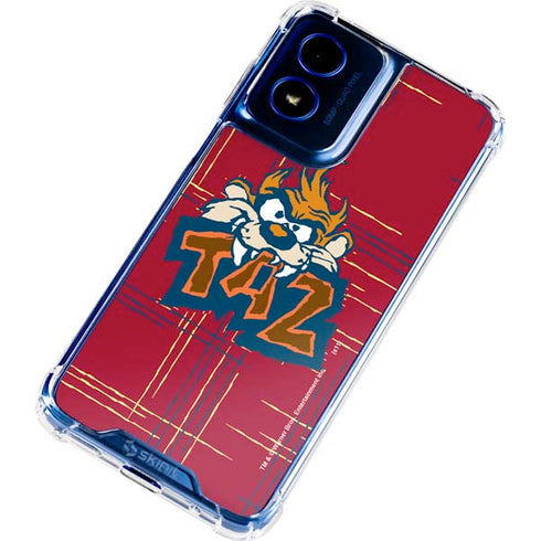 Looney Tunes Tasmanian Devil Bite Moto G Play 4G (2024) Clear Case