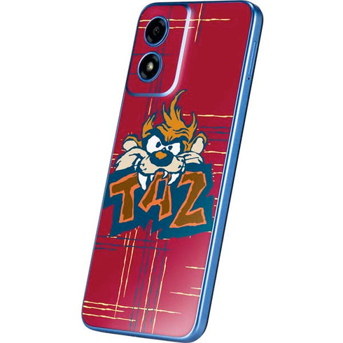 Looney Tunes Tasmanian Devil Bite Moto G Play 4G (2024) Skin