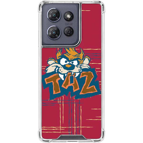 Looney Tunes Tasmanian Devil Bite Moto G Power 5G (2025) Clear Case