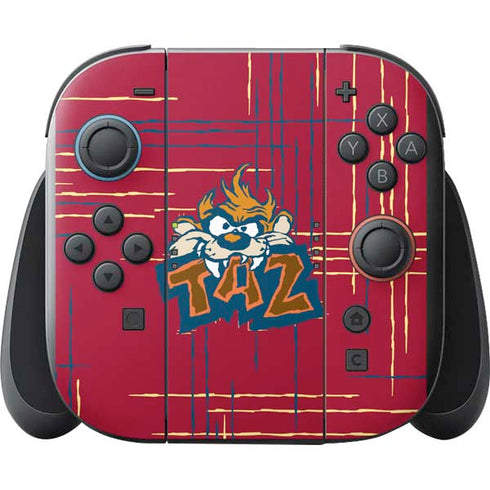 Looney Tunes Tasmanian Devil Bite Nintendo Switch 2 (2025) with Joy-Con Skin
