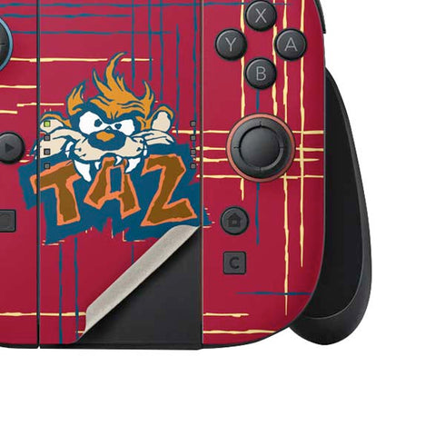 Looney Tunes Tasmanian Devil Bite Nintendo Switch 2 (2025) Joy-Con Controller Skin