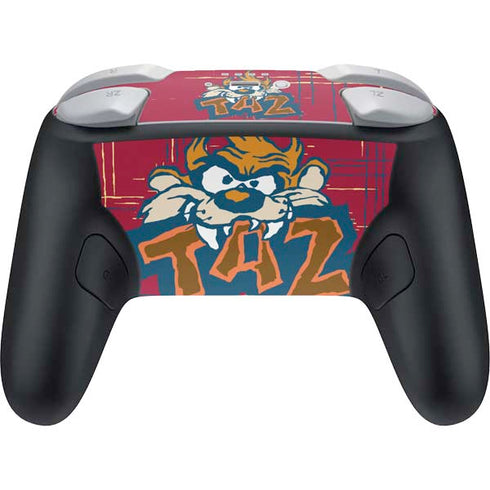 Looney Tunes Tasmanian Devil Bite Nintendo Switch 2 (2025) Pro Controller Skin