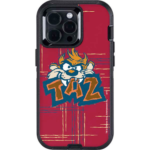 Looney Tunes Tasmanian Devil Bite Otterbox Defender iPhone Skin