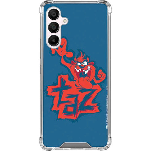 Looney Tunes Tasmanian Devil Blue Galaxy A16 5G Clear Case