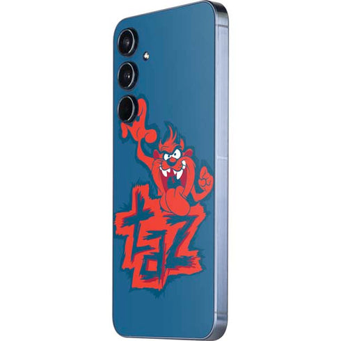 Looney Tunes Tasmanian Devil Blue Galaxy A35 5G Skin