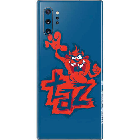 Looney Tunes Tasmanian Devil Blue Galaxy Note 10 Plus Skin