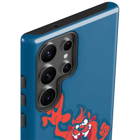 Looney Tunes Tasmanian Devil Blue Galaxy S23 Ultra Pro Case