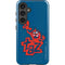 Looney Tunes Tasmanian Devil Blue Galaxy S25 Impact Case