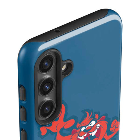 Looney Tunes Tasmanian Devil Blue Galaxy S25 Impact Case