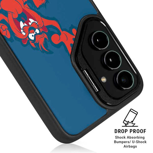 Looney Tunes Tasmanian Devil Blue Galaxy S25 Kickstand Case