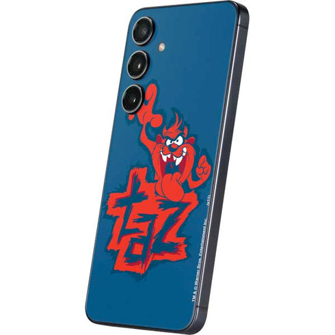 Looney Tunes Tasmanian Devil Blue Galaxy S25 Plus Skin
