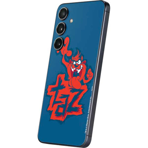Looney Tunes Tasmanian Devil Blue Galaxy S24 Skin