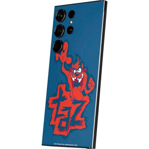 Looney Tunes Tasmanian Devil Blue Galaxy S25 Ultra Skin