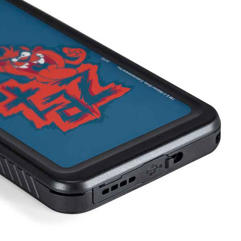 Looney Tunes Tasmanian Devil Blue Galaxy S24 Waterproof Case