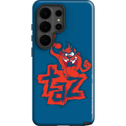 Looney Tunes Tasmanian Devil Blue Galaxy S26 Ultra Impact Case