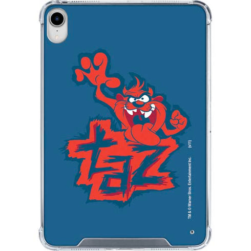 Looney Tunes Tasmanian Devil Blue iPad 11th Gen (2025) Clear Case