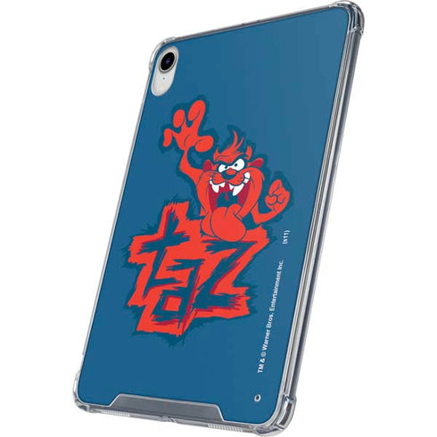 Looney Tunes Tasmanian Devil Blue iPad 11th Gen (2025) Clear Case
