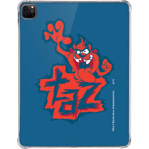 Looney Tunes Tasmanian Devil Blue iPad Pro 11in (2024) Clear Case
