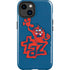 Looney Tunes Tasmanian Devil Blue iPhone 15 Impact Case