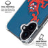 Looney Tunes Tasmanian Devil Blue iPhone 16 Plus Clear Case