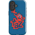 Looney Tunes Tasmanian Devil Blue iPhone 16 Plus Impact Case