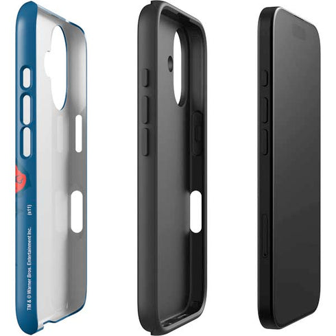 Looney Tunes Tasmanian Devil Blue iPhone 16 Plus Impact Case