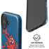Looney Tunes Tasmanian Devil Blue iPhone 16 Plus Magsafe Impact Case