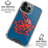 Looney Tunes Tasmanian Devil Blue iPhone 16 Pro Clear Case