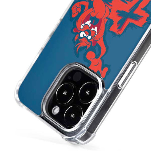 Looney Tunes Tasmanian Devil Blue iPhone 16 Pro Max MagSafe Case