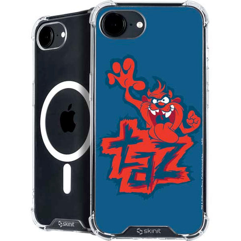 Looney Tunes Tasmanian Devil Blue iPhone 16e MagSafe Case