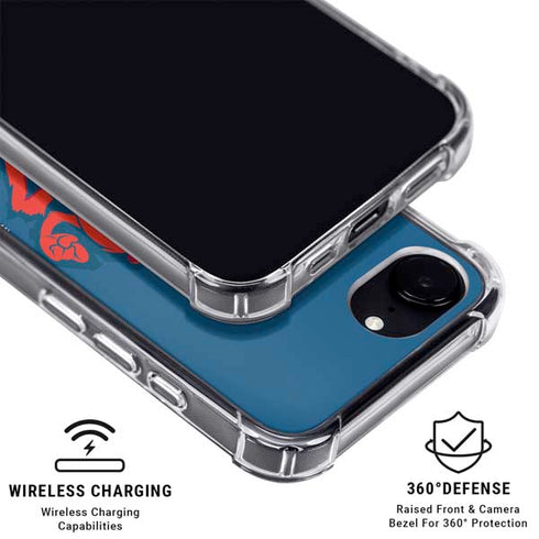 Looney Tunes Tasmanian Devil Blue iPhone 16e MagSafe Case