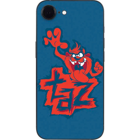 Looney Tunes Tasmanian Devil Blue iPhone 16e Skin