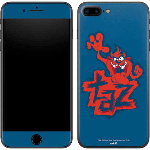 Looney Tunes Tasmanian Devil Blue iPhone 7 Plus Skin