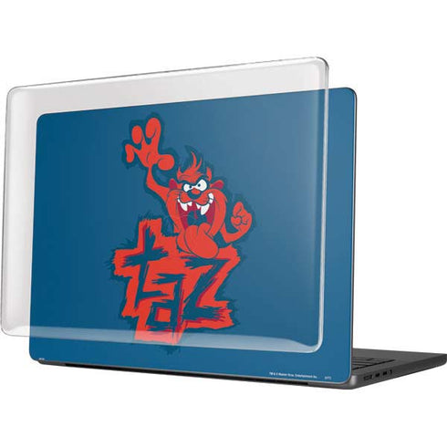 Looney Tunes Tasmanian Devil Blue MacBook Pro 14in (2021-24) Case plus Skin