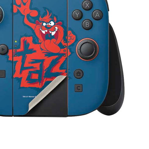 Looney Tunes Tasmanian Devil Blue Nintendo Switch 2 (2025) Joy-Con Controller Skin