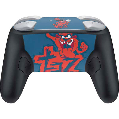 Looney Tunes Tasmanian Devil Blue Nintendo Switch 2 (2025) Pro Controller Skin
