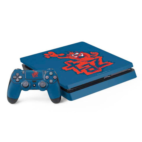 Looney Tunes Tasmanian Devil Blue PlayStation PS4 Skins