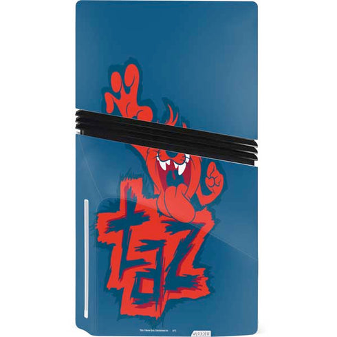 Looney Tunes Tasmanian Devil Blue PS5 Pro Disk Bundle Skin