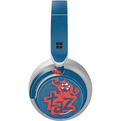 Looney Tunes Tasmanian Devil Blue Surface Headphones Skin