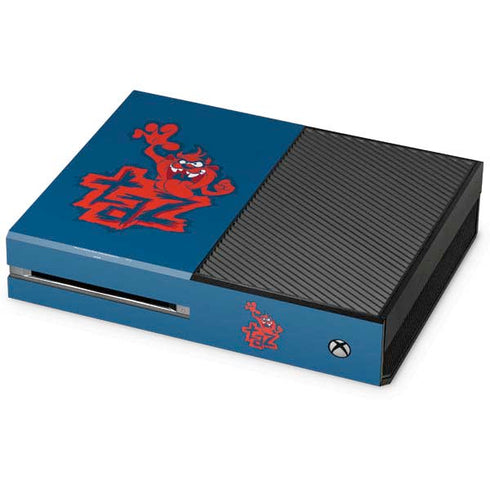 Looney Tunes Tasmanian Devil Blue Xbox One Console Skin