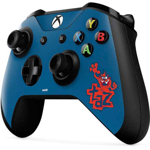 Looney Tunes Tasmanian Devil Blue Xbox One X Controller Skin