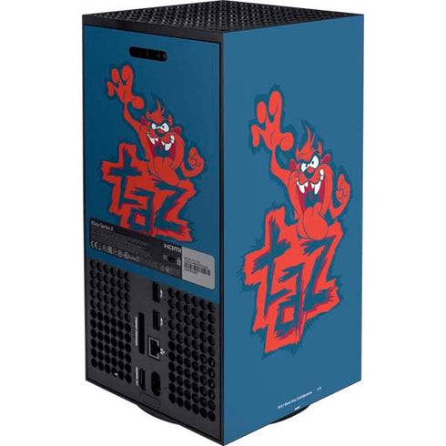 Looney Tunes Tasmanian Devil Blue Xbox Series X Bundle Skin
