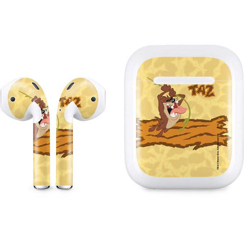 Looney Tunes Tasmanian Devil Rope Swing Apple AirPods Skin