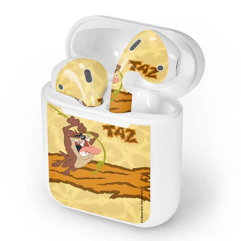 Looney Tunes Tasmanian Devil Rope Swing Apple AirPods Skin